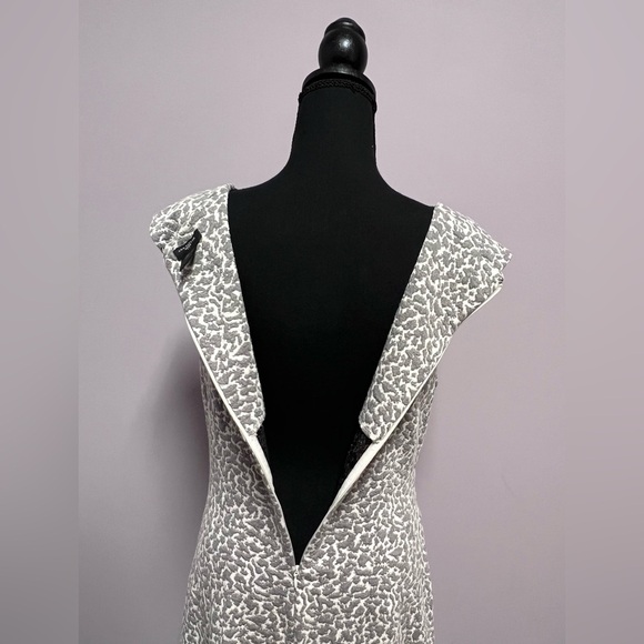 ANN TAYLOR Dress COWL Collar RUCHED - Picture 4 of 10